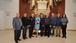 Белгородские полицейские совместно с ветеранами Отдела полиции посетили музей-диораму