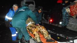Спасатели добирались до больного белгородца на снегоходе