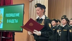 Кадеты подшефных классов Росгвардии приняли присягу в Белгородском округе