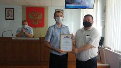 Белгородский избирком поблагодарил полицейских за несение службы во время референдума